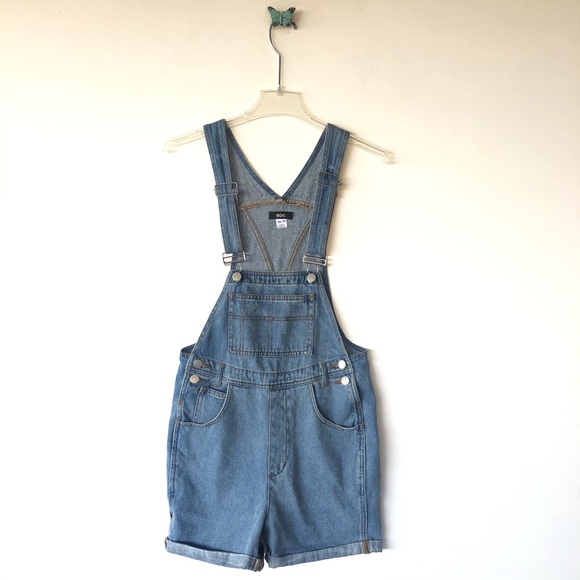 BDG denim short overalls sz xs - Picture 3 of 8